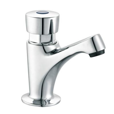 China Modern brass self closing time delay faucet for public use high quality cheap price faucet manufacturer for sale