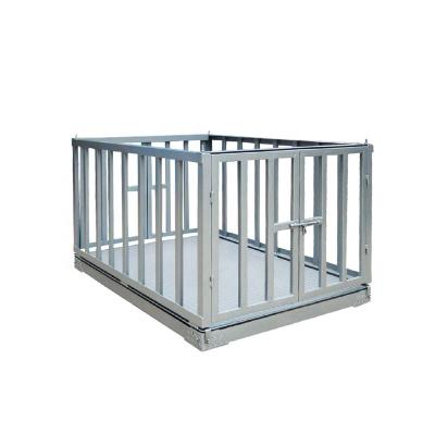 China Hog Livestock Platform Ladder Animal Scale Cattle Weigh Hog Cattle Ladder Hot Sale 1ton 1.2x1.2m 1.5mx1.5m 2.0x2.0m Stainless Steel for sale