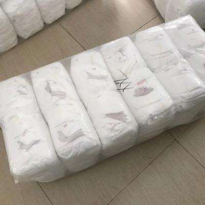 China Factory Rejected Class B Printed Baby Diapers Training Pants Products In Bales From China for sale