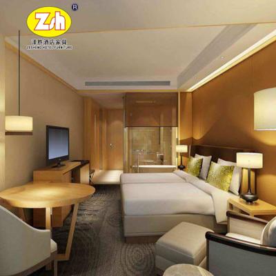 China Foshan Zesheng Modern 5 Star Hotel Bedroom Furniture Hotel Bedroom ZH-280 for sale