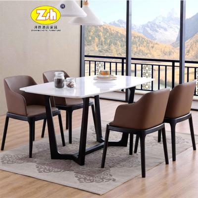 China Modern hotel furniture dining set dining table&Chair-ZH-L018# for sale