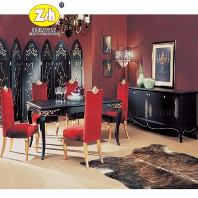 China Contemporary hotel furniture dining set dining table and chair-ZH-18# for sale