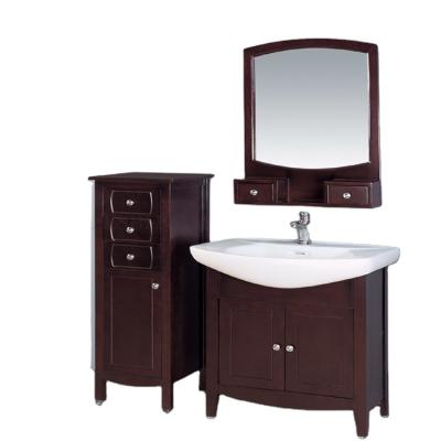 China Modern Modern Hotel Bathroom Cabinet Wooden Bathroom Vanity Z-E104 for sale