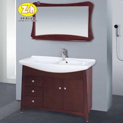 China Modern Waterproof Vanity Hotel Bathroom Cabinet Bathroom Vanity Z-012 for sale