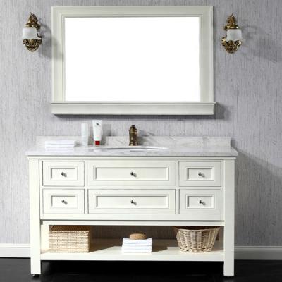 China Foshan Contemporary Wooden Vanity Hotel Bathroom Furniture Vanity Z-002 for sale