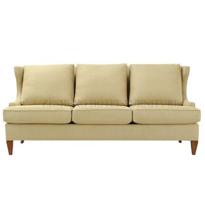 China Hotel Fabric Living Room Furniture Modern Wooden Sofa ZS-12 for sale