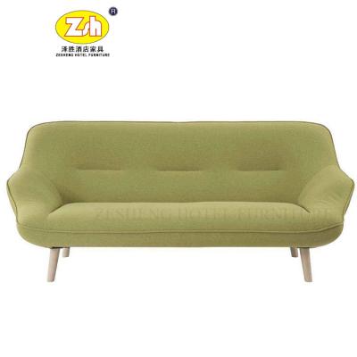 China Traditional Modern Fabric 3 Seat Wood Upholstered Sofa ZS-057 for sale