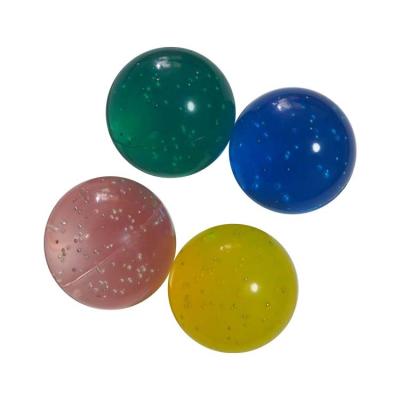 China Sports Play 60mm Crystal Vending Bouncy Balls for sale