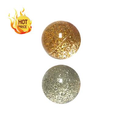 China Sports Game 32mm Five Star High Flashing Light Custom Transparent Bouncing Ball For Vending Machine for sale