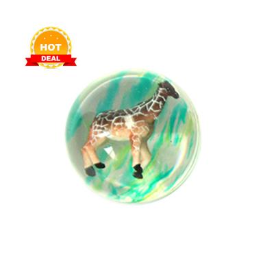 China Playing And Relaxing Funny Hot Sale Vending Machine Eco-friendly Toys Via 3d Tiger Figure Custom Bouncy Ball for sale