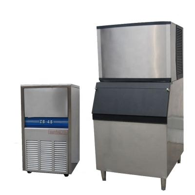 China Rv 50~2000 Pounds Small Hot Curing Commercial Automatic Italian Square Cube Ice Maker for sale