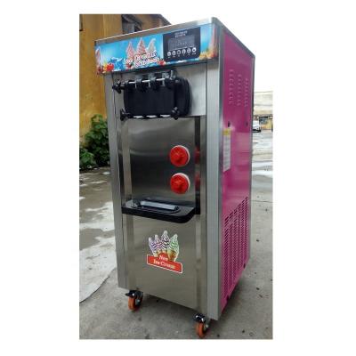 China Professional Ice Cream Snack Maker Factory Yogurt Serving Standing Frozen Soft Serve Ice Cream Maker Machine for sale