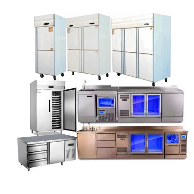 China Hotel Buffet Food Equipment OEM/ODM Frozen Commercial Hotel Restaurant Kitchen Stainless Steel Refrigerator Sourcing Equipment for sale