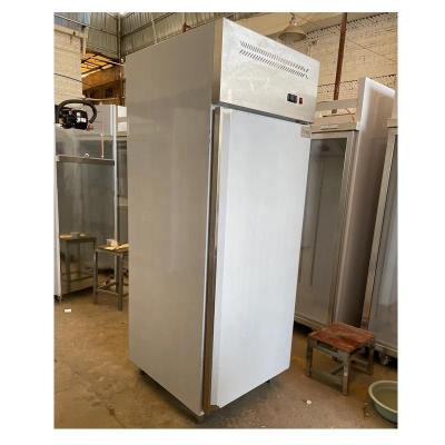 China Vertical Fridge Freezer Commercial 201/304 Stainless Steel Kitchen 2 Doors Small Freezer Fridge for sale