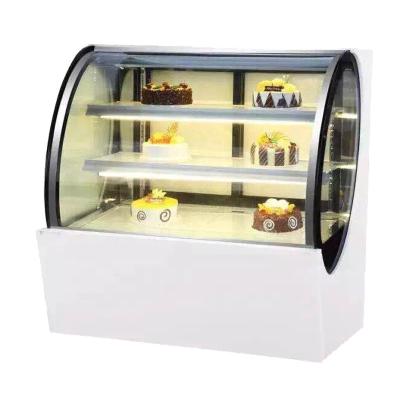 China Single-Temperature Refrigerated Bakery Commercial Bread Display Cabinet Sliding Glass Door Cake Showcase for sale