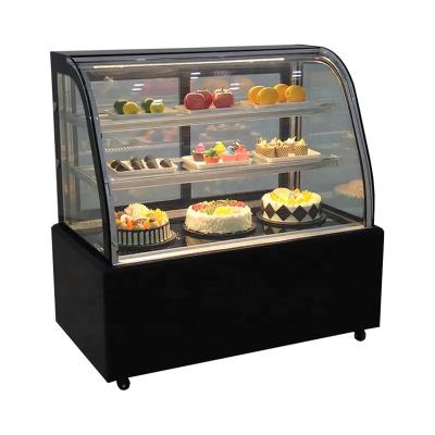 China Commercial Single-temperature Bakery Refrigerator Showcase Cake Display Cake Showcase Refrigerator for sale