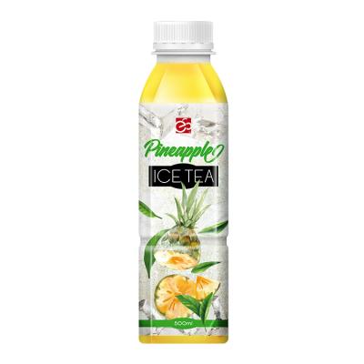 China Natural Hot Sale Pineapple Flavored Tea Drink With 500ml PET Bottle for sale