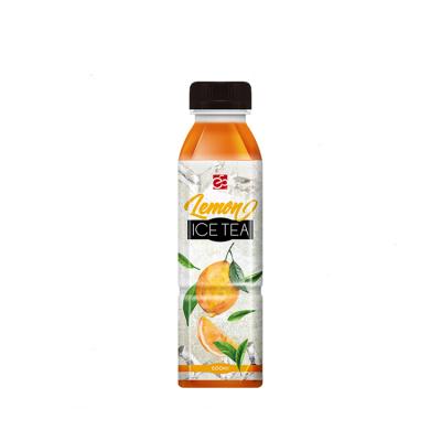 China Fruit Flavor 500ml Natural Soft Drink Premium Lemon Flavored Tea Drink For Sale for sale