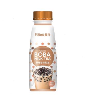 China Tea drinks 300ml/bottle of original Taiwan private label boba milk tea drink for sale