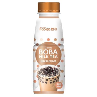 China Natural Original Taiwan Boba Milk Tea With Plastic Bottle for sale