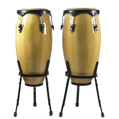 China Cowhide Glass Reinforced Plastic Drum Konka Drum Latin Combo Drum 10/11/inch Bar Set Show Playing Konka Drum for sale