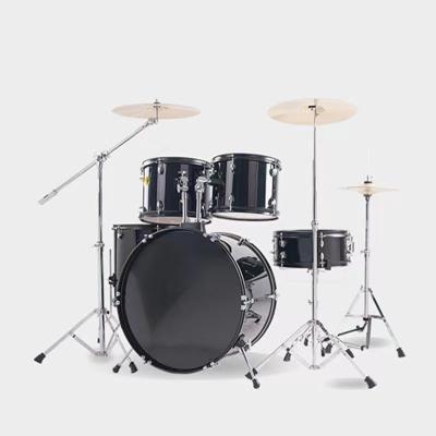 China PVC 5 Drums 3 Cymbals Beginner Drum Kit Drum Intro Kit for sale