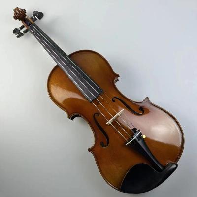 China Tiger Stripes Performance Grade Solid Flawless Solo Violin for sale