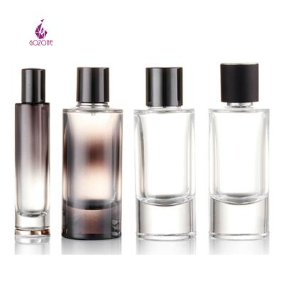 China Luxury Empty Cosmetic Packaging Fine Mist Sprayer 50ml Triangle Perfume Bottle for sale