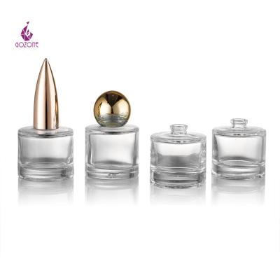 China Cosmetic Fancy 50ml 70Ml Frosted Fancy Empty Recycled Clear Glass Perfume Bottles for sale