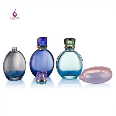 China 2022 Cosmetic Perfume Bottle Spray Round 50Ml Glass Perfume Bottle Perfume Glass for sale