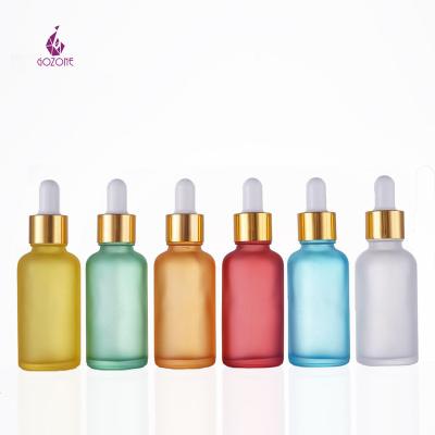 China Cosmetic Customize Color Cylinder 10Ml Perfume Glass Vials Essential Oil Roller Bottle for sale