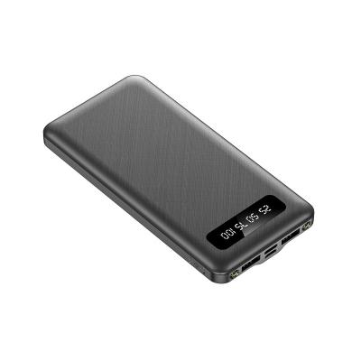 China Mobile Phone/PSP/Table/GPS/MP3/4/Camera/Laptop T85Dual input dual output ultra-large capacity 10000 mAh power bank fast charging portable power bank for sale