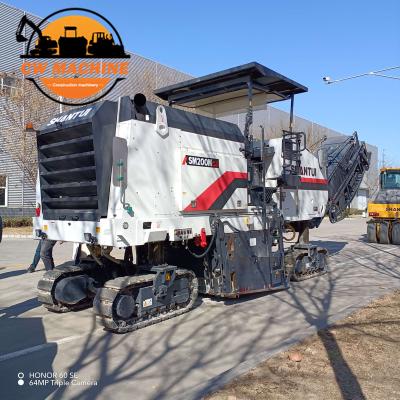 China Shantui 2m road milling machine SM200MT-3 cold road milling machine of machinery repair shops for road construction for sale