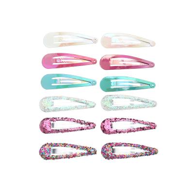 China Metal Hair Clip Fashion High Quality Commonly Used Hair Clips 2021 And Rainbow Hair Clips Fit For Girls Kids for sale