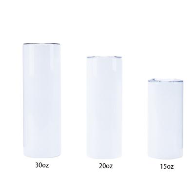 China Viable Hot Sale 15oz 20oz 30oz Amazon Sublimation Blanks Double Wall Lean 2022 Tumbler for sale