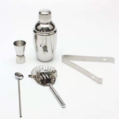 China Amazon Selling Stainless Steel Hot Cocktail Glass Shaker Mug Viable Bar And Wine Set for sale