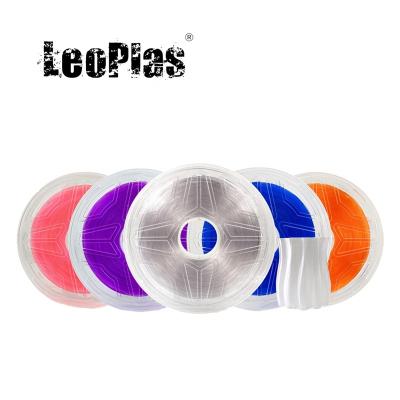 China Clear Transparent Translucent PETG LeoPlas 1.75mm PETG Filament 1kg For 3D Printer Consumables Printing Supplies Plastic Material for sale