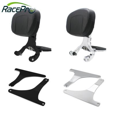 China For Rider and Passenger Racepro Transformed Sissy Bar Passenger Driver Backrest Bracket Only For Harley Sportster 2004-2020 for sale