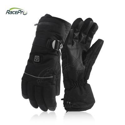 China Winter Unisex Warm Enthusiast Gloves Motorcycle Racepro Moto Ski Gloves Waterproof Rechargeable Heating Thermal Gloves for sale