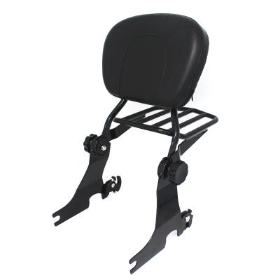 China Detachable Metal Iron Motorcycle Sissybar Backrest Luggage Rack For Harley Sportster 2004-2016 for sale