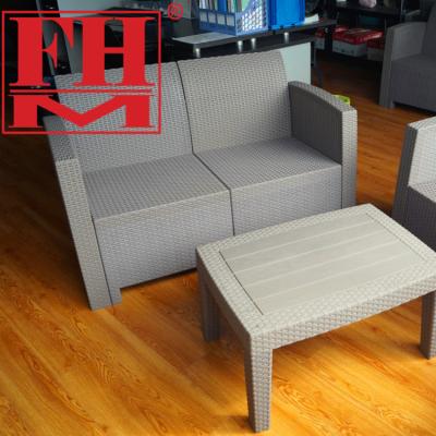 China Injection Plastic Outdoor Garden Furniture Garden Sale Host Rattan Sofa Set Outdoor Plastic Mould/Mould for sale