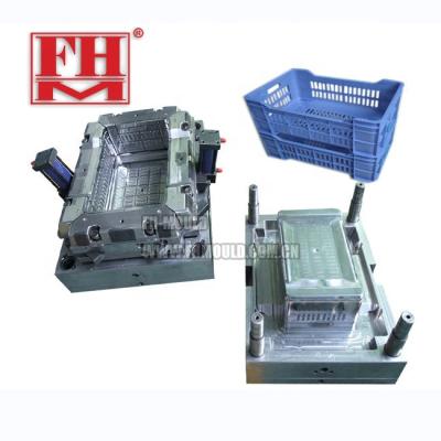 China supplier taizhou china vegetable injection molding crate mold huangyan manufacturer for sale