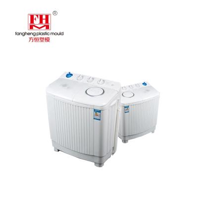 China Large Capacity Auto Seal Two Plastic Portable /Double Tub Washing Machine With Mold/Drier Mold for sale