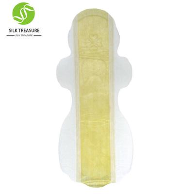 China Super Absorbent 360mm Disposable Brand Bamboo Fiber Sanitary Pads For Women Menstruation for sale