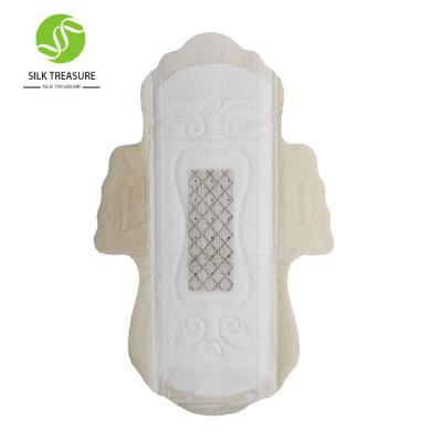 China Factory Wholesale Price Super Absorbent Cheap Bamboo Fiber Lady 245mm Organic Sanitary Napkins for sale