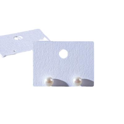 China Ear studs earrings hair clips Imported art paper material Korean version earring card stock earring paper card blank jewelry packaging card for sale