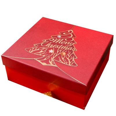 China Recyclable Christmas gift box gift box creative Christmas Eve candy high-end gift box for sale