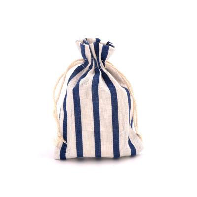 China Recyclable Spot printed cotton bags jewelry earrings jewelry storage bags sachets gift packaging drawstring and tie mouth bags for sale