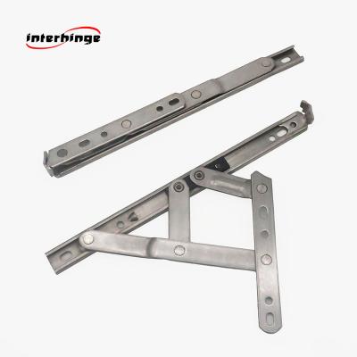 China Modern 18MM10 Inches Window Hinge Friction Stay For Top Hung Window 4 Bars for sale