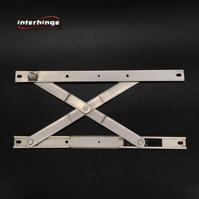 China Modern Factory Direct Sale Stainless Steel SS304 H Opening Overlappable Window Friction Stay Parallel Hinges for sale